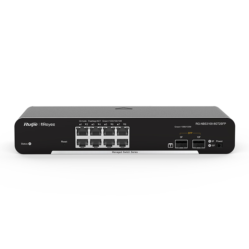 RG-NBS3100-8GT2SFP-P Reyee L2 Cloud Managed Switch
